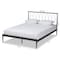 Baxton Studio Nano ModernBlack Finished Metal Platform Bed-Full 194-12298-ZORO - alternate 8